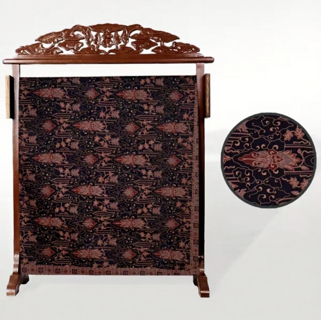 Handmade Indonesian Batik Fabric – 200x115 cm Cotton Material – Traditional Javanese Pattern Cloth