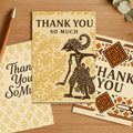 Thank You Card Bundle | Printable A6 Cards | Ethnic Indonesian Design | Digital Download (PDF + PNG)