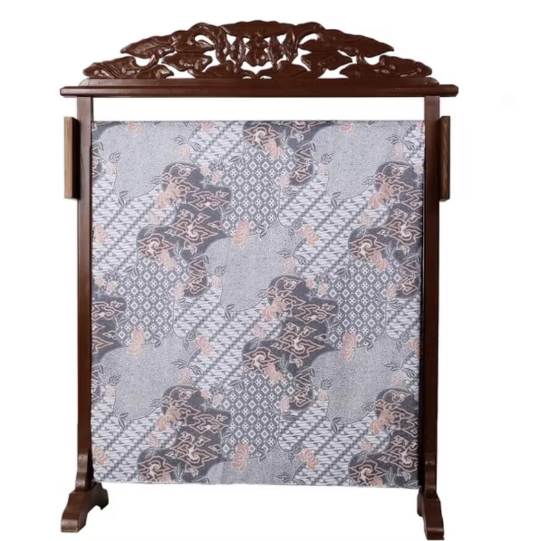 Handmade Batik Fabric Megamendung Combination – Large 200x115 cm Indonesian Cotton Textile – Random Unique Pattern