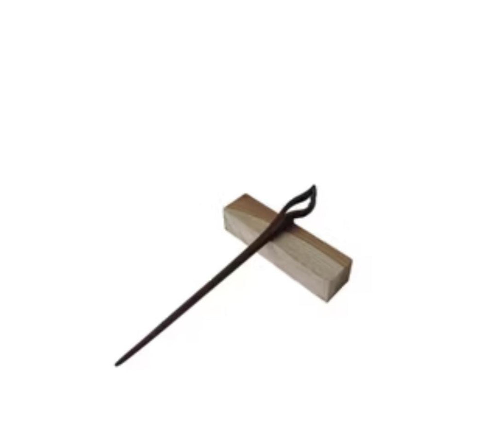 3pcs Indonesian Rosewood Hair Sticks, Handmade Sonokeling Wooden Bun Pins, Unique Carved Accessories Gift