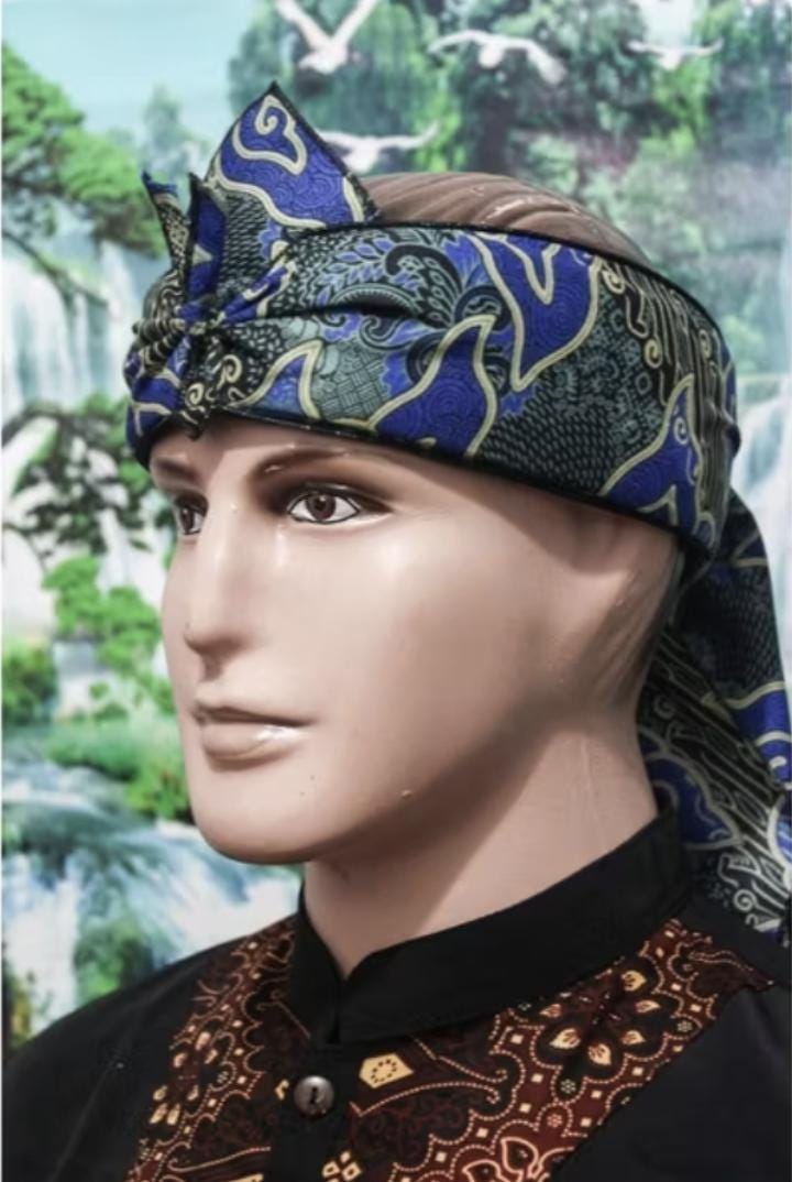 Handmade Batik Udeng Headbands | Traditional Indonesian Cultural Bandana Set, Men’s Gift