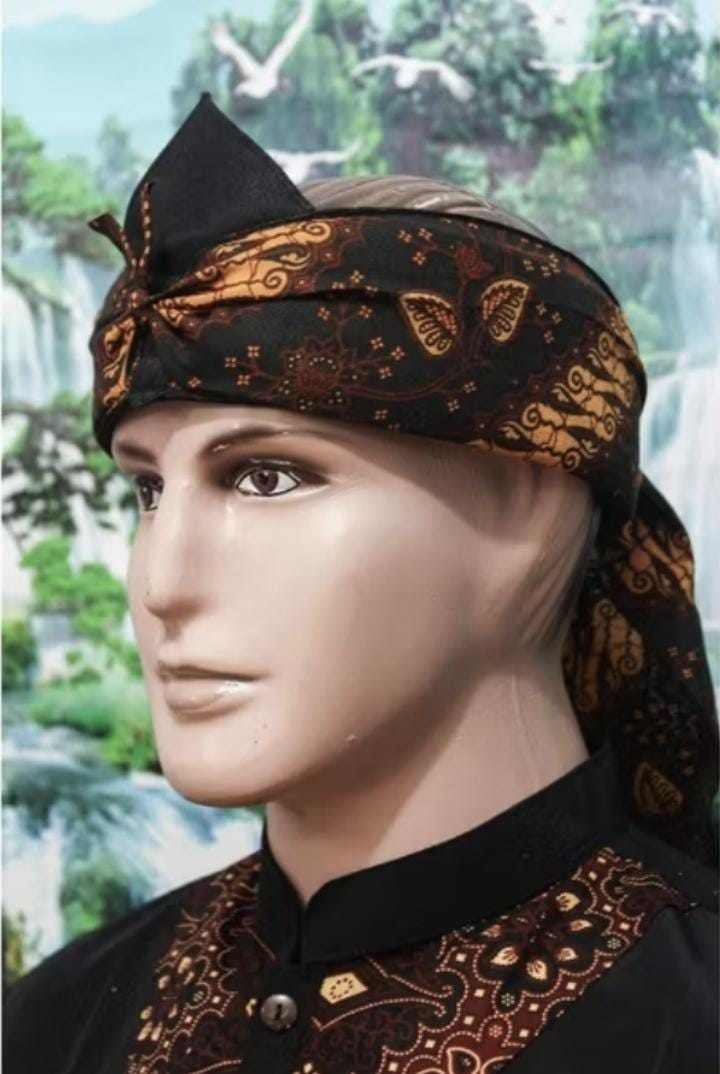 Handmade Batik Udeng Headbands | Traditional Indonesian Cultural Bandana Set, Men’s Gift