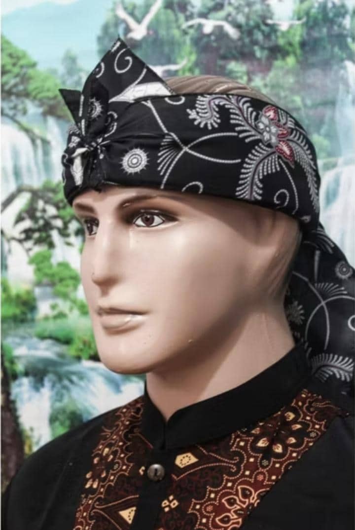Handmade Batik Udeng Headbands | Traditional Indonesian Cultural Bandana Set, Men’s Gift