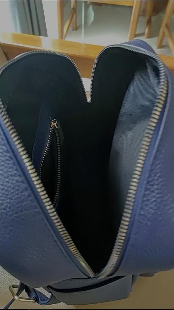 Convertible Leather Backpack Purse – Genuine Cowhide, Multi-Pocket Daypack, Travel Work Bag, Gift for Her