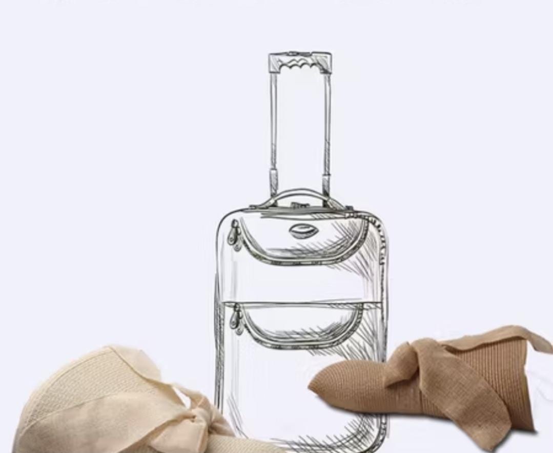 Packable Wide Brim Straw Sun Hat for Women – Foldable Beach, Travel Floppy Summer Hat